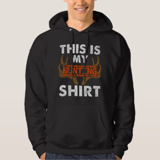 Das ist mein Jagdhemd Lustiges Jagen Jäger Hoodie