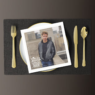 Das ist mein Junge-Abschluss im Foto des Jahres Serviette