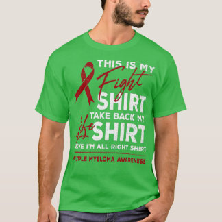 Das ist mein Kampf Multiple Myelom Awareness Burgu T-Shirt