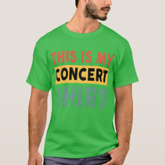 Das ist mein Konzert Funny Music Lover Musical vin T-Shirt