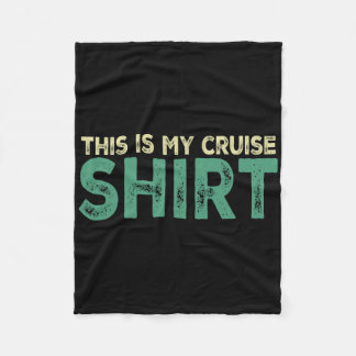 Das ist mein Kreuzfahrt-Shirt Lustig Liebt Kreuzfa Fleecedecke