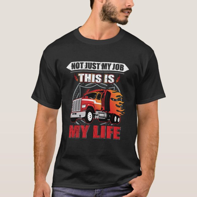 Das ist mein Lebenswagenfahrer T-Shirt (Vorderseite)
