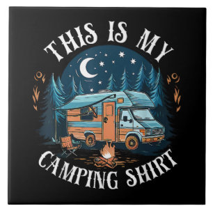 Das ist mein lustiger Camping-Wander-Camper Fliese