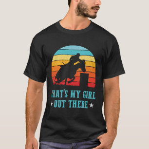 Das ist mein Mädchen da draußen, Barrel Racing Vat T-Shirt