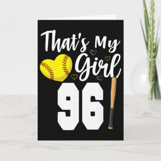 Das ist mein Mädchen Nummer #96 Softll Nummer 96  Karte