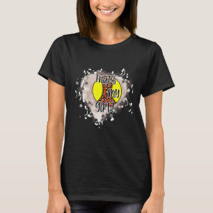 Das ist mein MädchenSoftball für Mädchen und Fraue T-Shirt