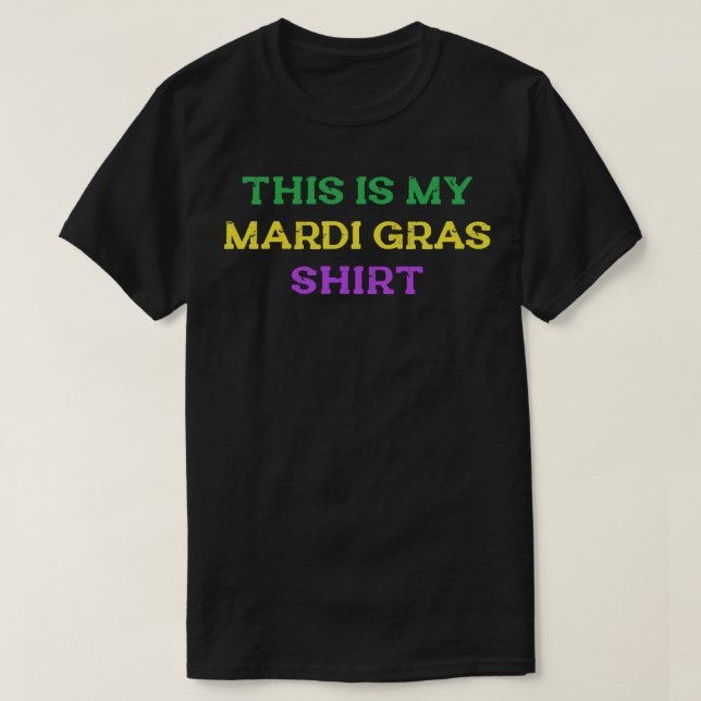 Das ist mein Mardi Gras Shirt Funny Outfit Männer  (Design vorne)