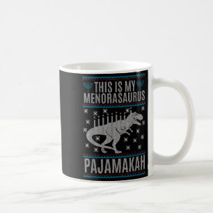 Das ist mein Menorah-Saurus Happy Hanukka Dinosaur Kaffeetasse