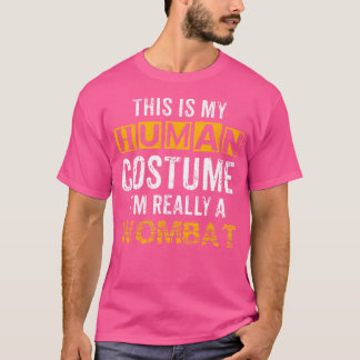 Das ist mein Mensch, ich bin wirklich ein Wombat H T-Shirt