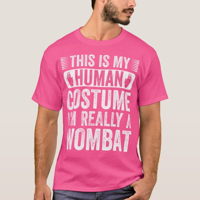 Das ist mein Mensch, ich bin wirklich eine Wombat  T-Shirt (Vorderseite)