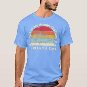 Das ist mein menschliches Kostüm, das wirklich ein T-Shirt