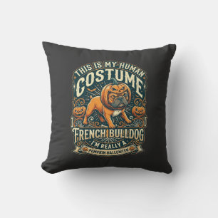 Das ist mein menschliches Kostüm French Bulldog Pu Kissen