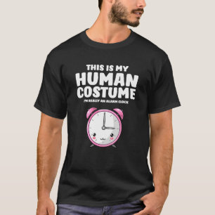 Das ist mein menschliches Kostüm Ich bin eigentlic T-Shirt