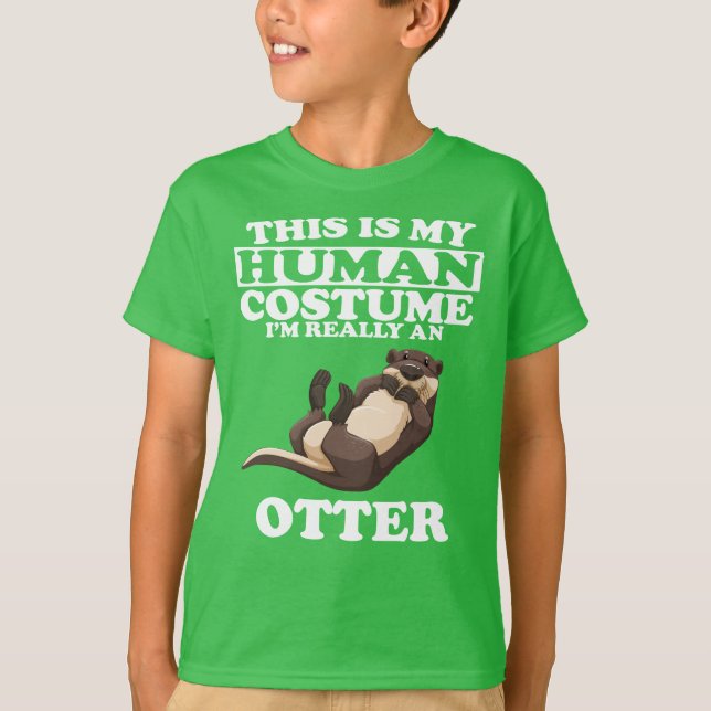 Das ist mein menschliches Kostüm, ich bin ein ande T-Shirt (Vorderseite)