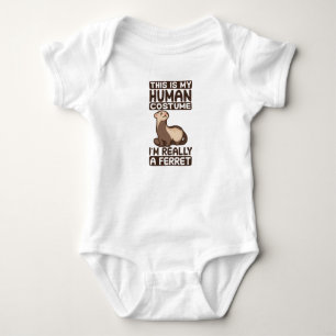 Das ist mein menschliches Kostüm, ich bin wirklic Baby Strampler