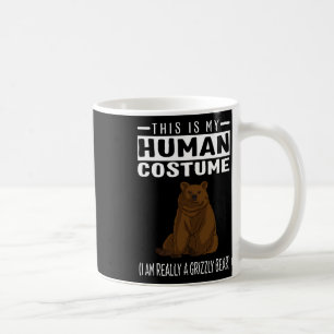 Das ist mein menschliches Kostüm, ich bin wirklich Kaffeetasse