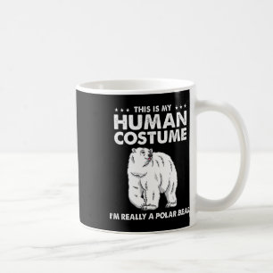 Das ist mein menschliches Kostüm, ich bin wirklich Kaffeetasse