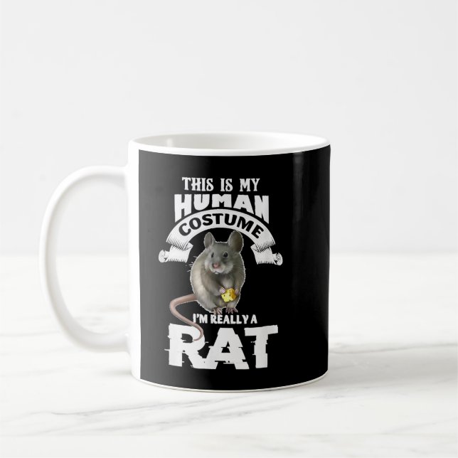 Das ist mein menschliches Kostüm, ich bin wirklich Kaffeetasse (Links)
