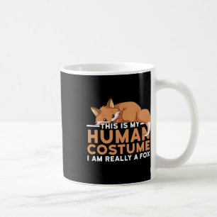 Das ist mein menschliches Kostüm, ich bin wirklich Kaffeetasse