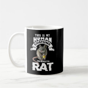 Das ist mein menschliches Kostüm, ich bin wirklich Kaffeetasse