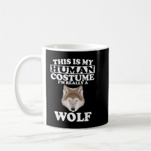 Das ist mein menschliches Kostüm, ich bin wirklich Kaffeetasse