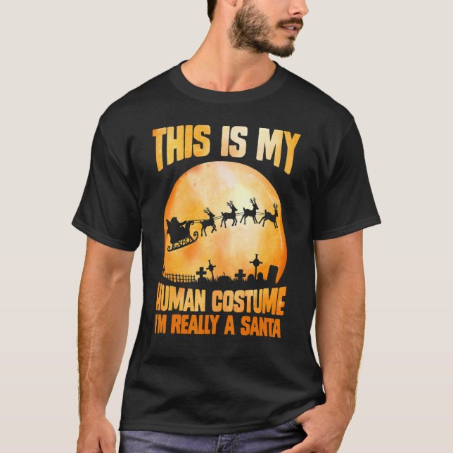 Das ist mein menschliches Kostüm, ich bin wirklich T-Shirt (Vorderseite)