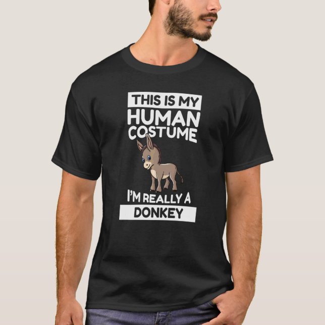 Das ist mein menschliches Kostüm, ich bin wirklich T-Shirt (Vorderseite)