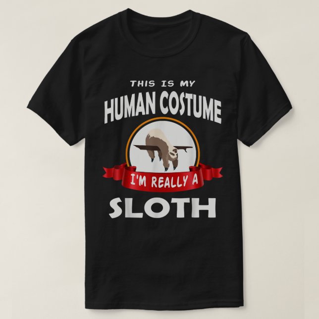 Das ist mein menschliches Kostüm, ich bin wirklich T-Shirt (Design vorne)