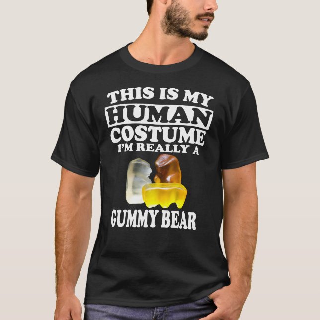 Das ist mein menschliches Kostüm, ich bin wirklich T-Shirt (Vorderseite)