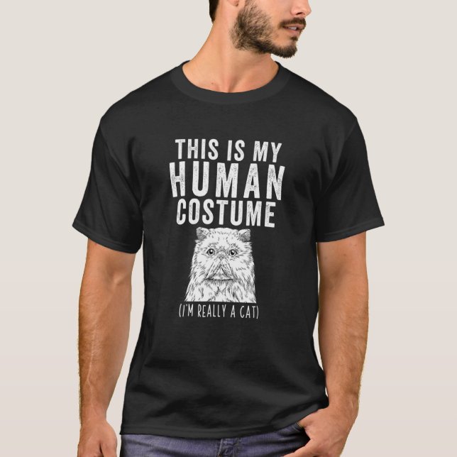 Das ist mein menschliches Kostüm, ich bin wirklich T-Shirt (Vorderseite)