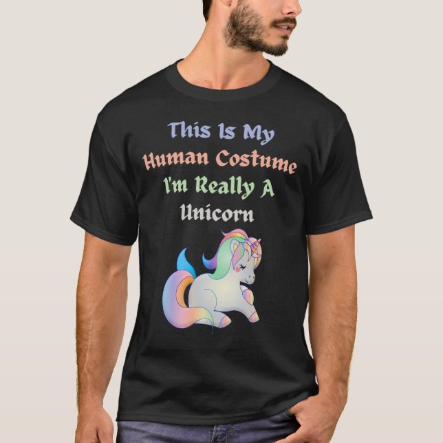 Das ist mein menschliches Kostüm, ich bin wirklich T-Shirt (Vorderseite)