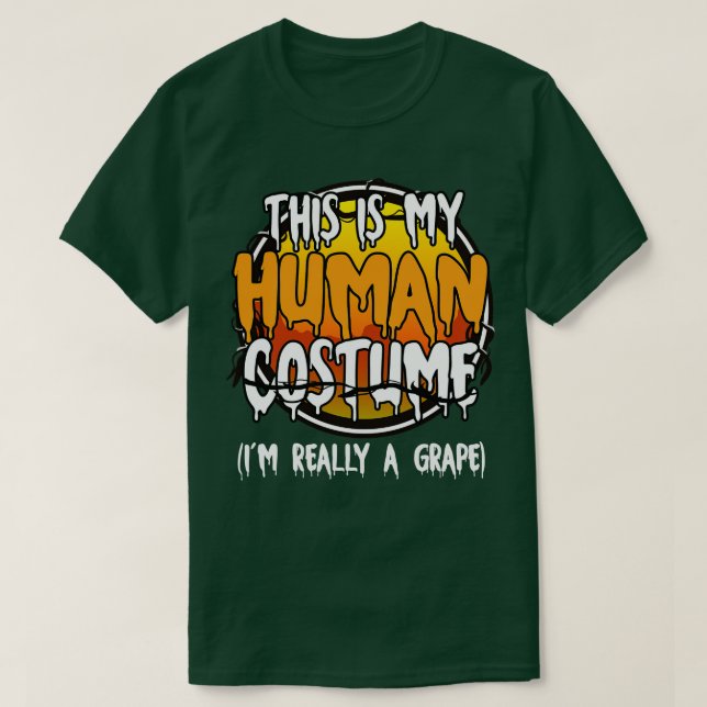 Das ist mein menschliches Kostüm. Ich bin wirklich T-Shirt (Design vorne)
