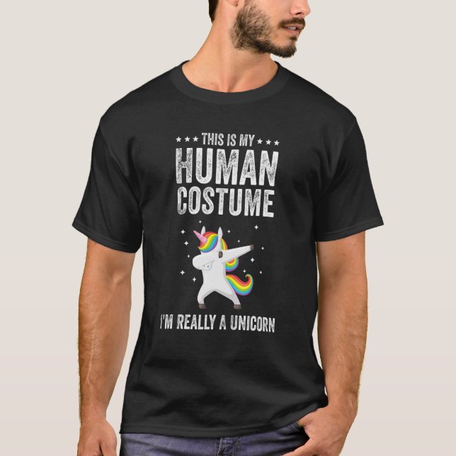 Das ist mein menschliches Kostüm, ich bin wirklich T-Shirt (Vorderseite)