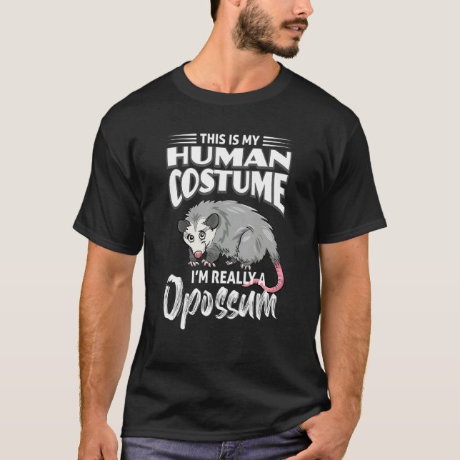 Das ist mein menschliches Kostüm, ich bin wirklich T-Shirt (Vorderseite)