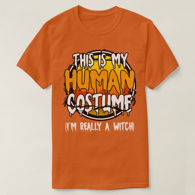 Das ist mein menschliches Kostüm. Ich bin wirklich T-Shirt (Design vorne)