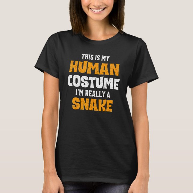 Das ist mein menschliches Kostüm, ich bin wirklich T-Shirt (Vorderseite)