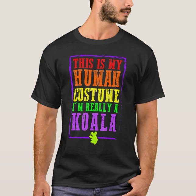 Das ist mein menschliches Kostüm, ich bin wirklich T-Shirt (Vorderseite)