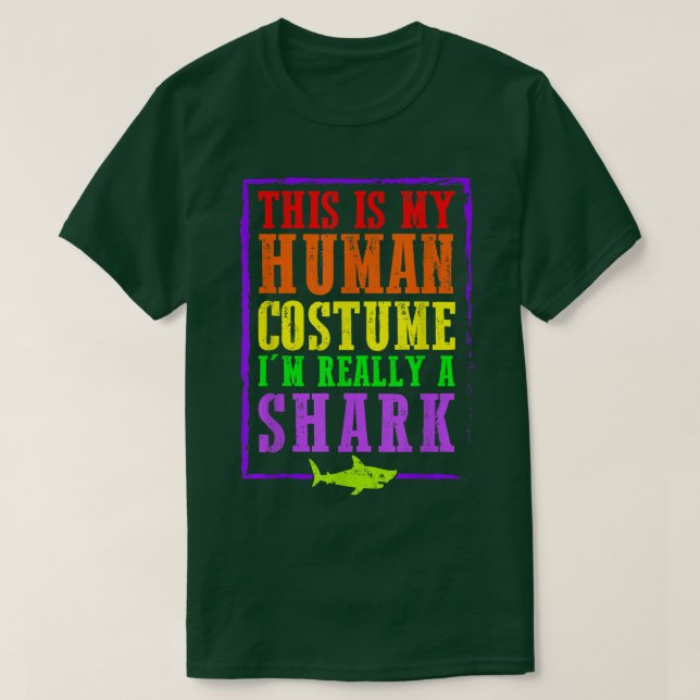 Das ist mein menschliches Kostüm, ich bin wirklich T-Shirt (Design vorne)