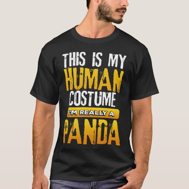 Das ist mein menschliches Kostüm, ich bin wirklich T-Shirt (Vorderseite)