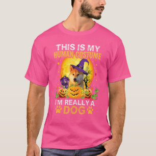 Das ist mein menschliches Kostüm Ich bin wirklich T-Shirt