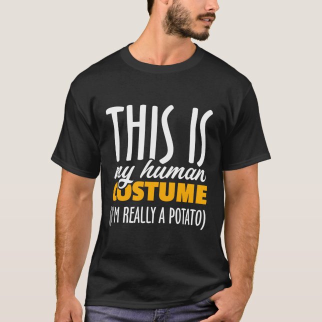 Das ist mein menschliches Kostüm, ich bin wirklich T-Shirt (Vorderseite)