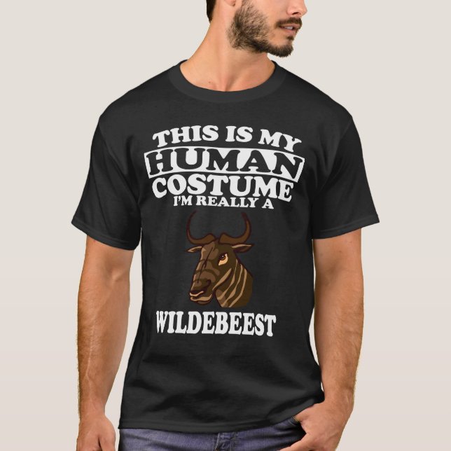 Das ist mein menschliches Kostüm, ich bin wirklich T-Shirt (Vorderseite)