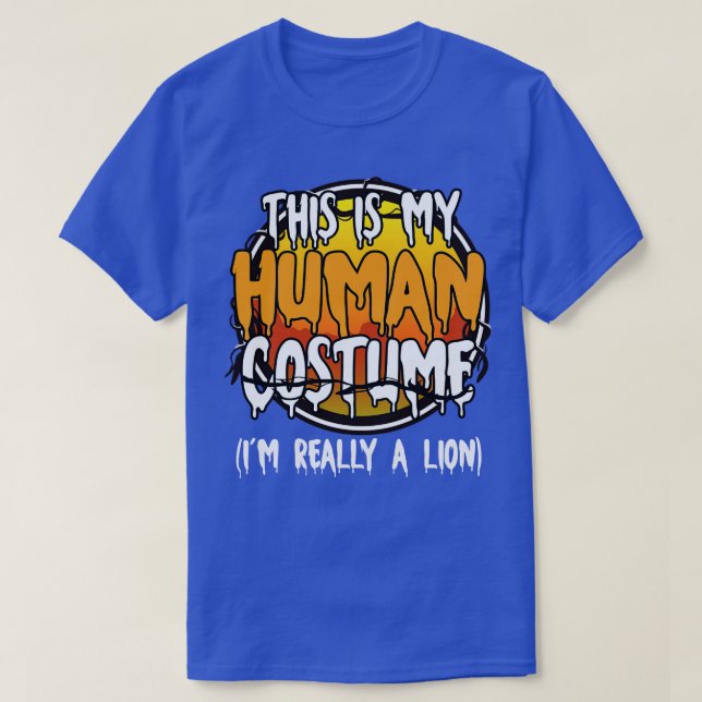 Das ist mein menschliches Kostüm. Ich bin wirklich T-Shirt (Design vorne)