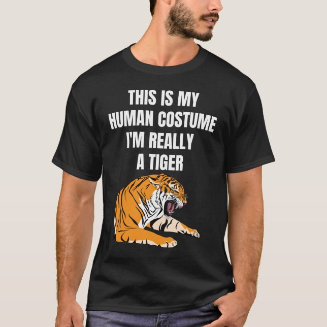 Das ist mein menschliches Kostüm, ich bin wirklich T-Shirt (Vorderseite)