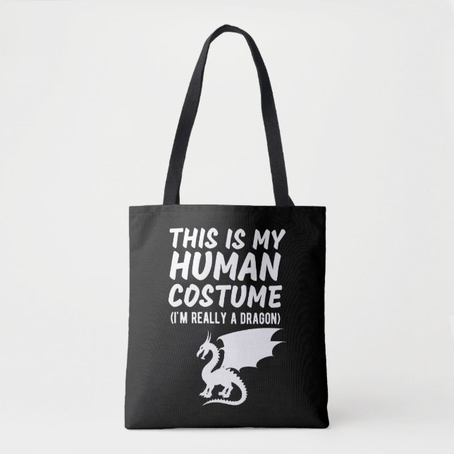 Das ist mein menschliches Kostüm, ich bin wirklich Tasche (Vorderseite)