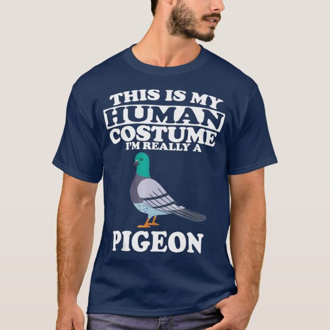 Das ist mein menschliches Kostüm im wahrsten Sinne T-Shirt (Vorderseite)