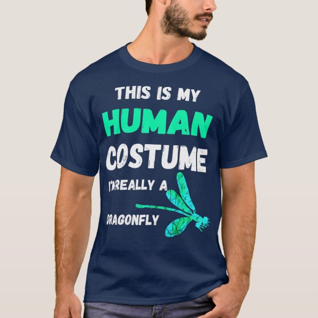 Das ist mein menschliches Kostüm im wahrsten Sinne T-Shirt (Vorderseite)