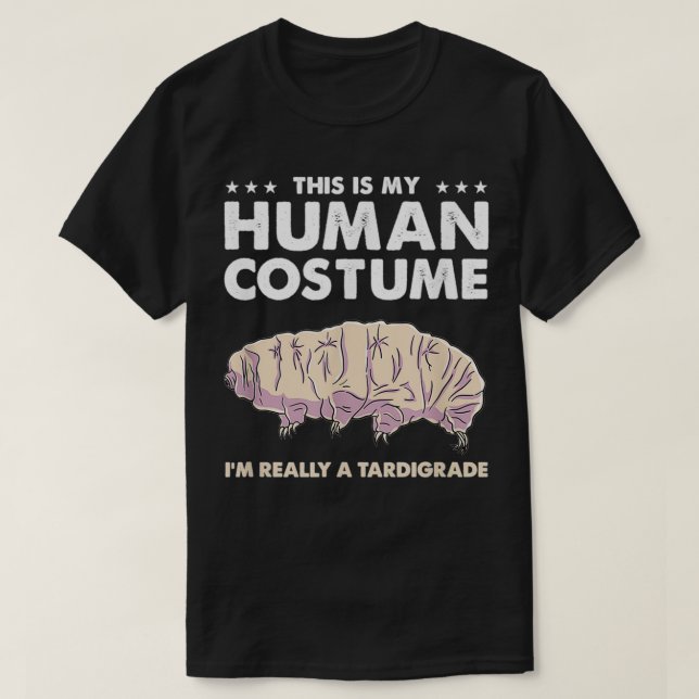 Das ist mein menschliches Kostüm in Wirklichkeit e T-Shirt (Design vorne)
