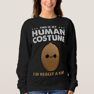 Das ist mein menschliches Kostüm Kiwi FruchtHallow Sweatshirt