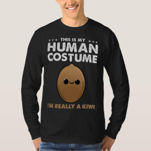 Das ist mein menschliches Kostüm Kiwi FruchtHallow T-Shirt